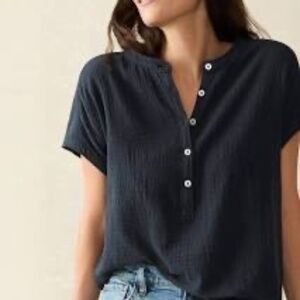 Faherty Dream Cotton Desmond Top